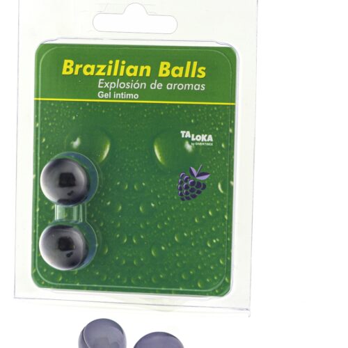 SET 2 BOLAS LUBRICANTES FRUTAS DEL BOSQUE