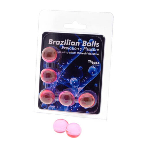 SET 5 BOLAS LUBRICANTES EFECTO VIBRANTE-REFRESCANTE
