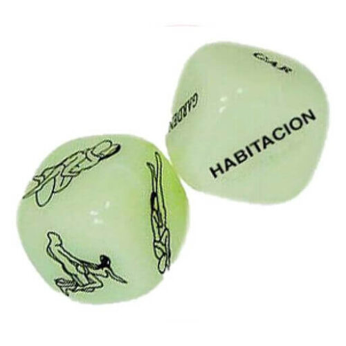 DADO POSTURAS + DADO LUGAR FLUORESCENTES