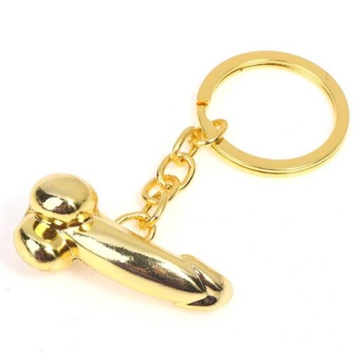 LLAVERO PENE DORADO