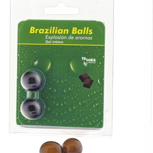 SET 2 BOLAS LUBRICANTES CHOCOLATE