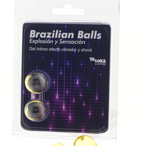 SET 2 BOLAS LUBRICANTES EFECTO VIBRANTE-SHOCK
