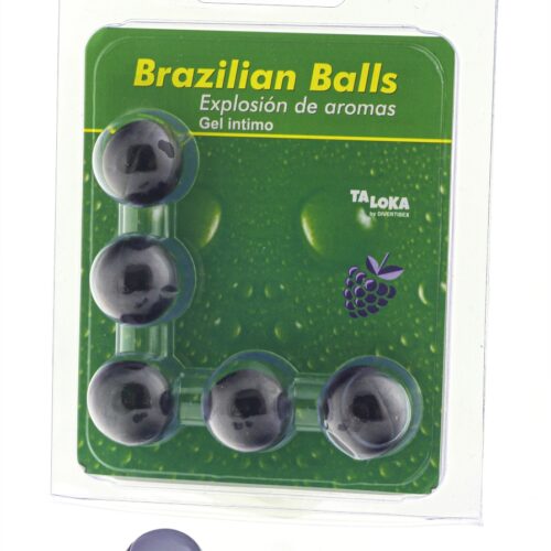 SET 5 BOLAS LUBRICANTES FRUTAS DEL BOSQUE