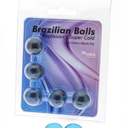 SET 5 BOLAS LUBRICANTES EFECTO FRIO