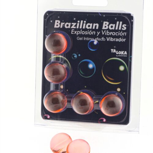 SET 5 BOLAS LUBRICANTES EFECTO VIBRANTE