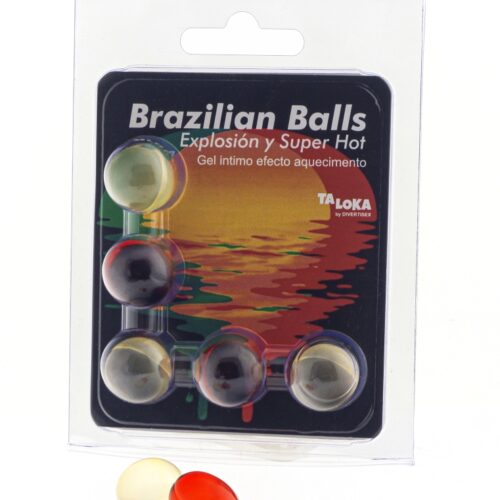SET 5 BOLAS LUBRICANTES EFECTO SUPERCALIENTE