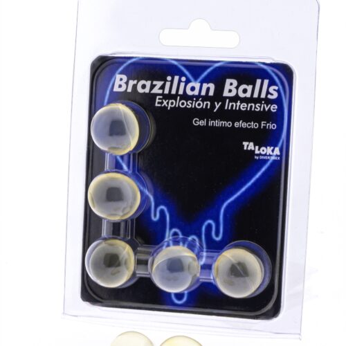 SET 5 BOLAS LUBRICANTES EFECTO VIBRANTE-FRIO
