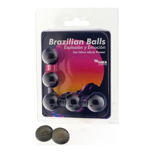 SET 5 BOLAS LUBRICANTES EFECTO POWER BLACK
