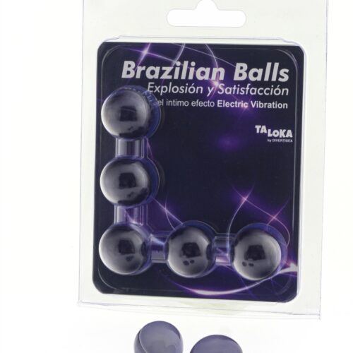 SET 5 BOLAS LUBRICANTES EFECTO VIBRANTE-ELECTRICO