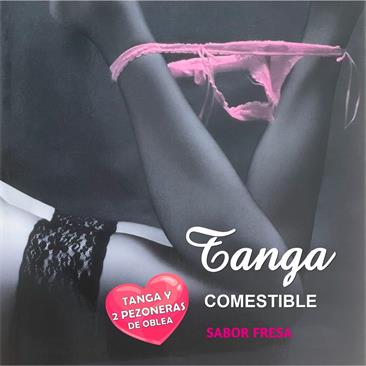 TANGA OBLEA FRESA MUJER