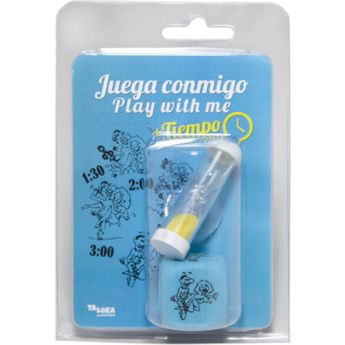 BLISTER DADO POSTURAS DIVERTIDAS + RELOJ ARENA