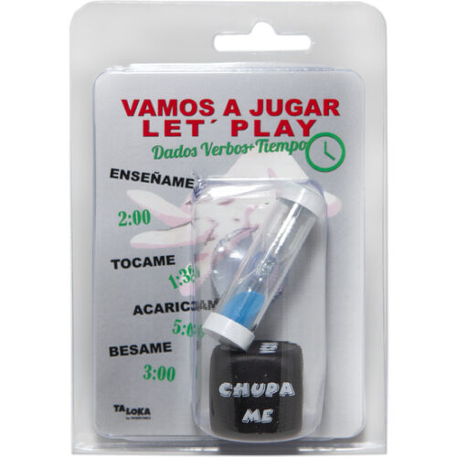 BLISTER DADO ACCION + RELOJ ARENA