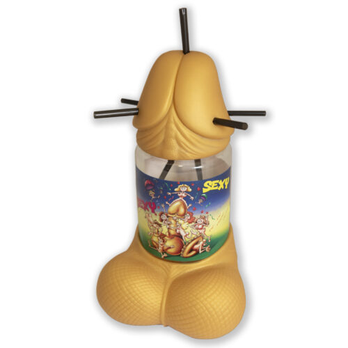 CUBALITRO PENE Y HUEVOS SEXY DORADO