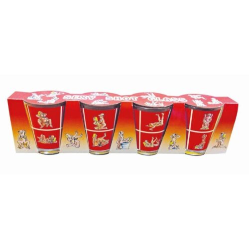 PACK 4 CHUPITOS CRISTAL KAMASUTRA