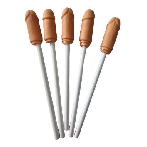 PACK 5 LAPICEROS PUNTA PENE CARNE