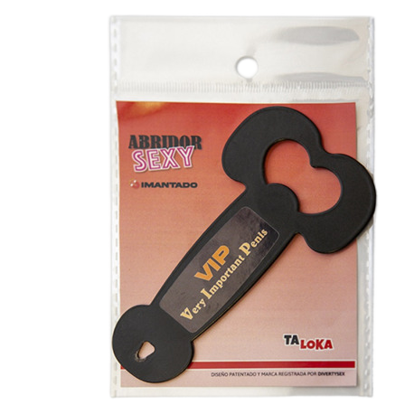 ABRIDOR METALICO PENE IMANTADO NEGRO