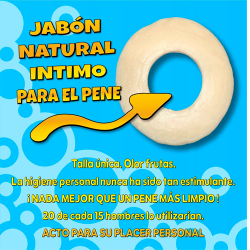 ANILLA DE JABON PENE AMARILLA