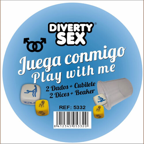 CUBILETE 2 DADOS CHICOS POSTURAS + LUGAR