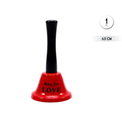 CAMPANA DE MANO ROJO RING FOR LOVE